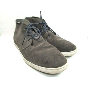 Cole Haan Gray Suede Ankle Boots Mens Size US 10.5 M